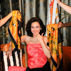 Parrots of Paradise Silk Scarf - Pink