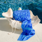 Parrots of Paradise Silk Scarf - Blue