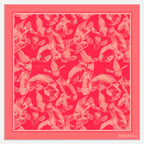 Parrots of Paradise Silk Scarf - Pink