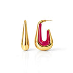 Drop Hoop Earrings
